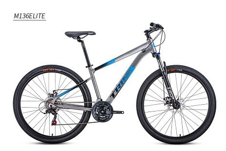 Велосипед 29" Trinx M136 Pro Grey/black/blue