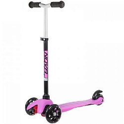 Самокат-кикборд Novatrack Disco-kids Basic, свет.колеса ,