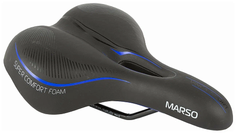 Седло Vinca Sport VS 01 Marso Blue с вентиляционным отверстием