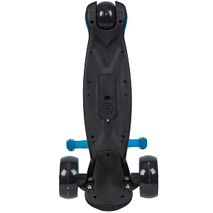 Самокат-кикборд Novatrack машинка свет, музыка.