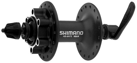 Втулка передняя Shimano HB-M475 36 отв. 6 bolt. black