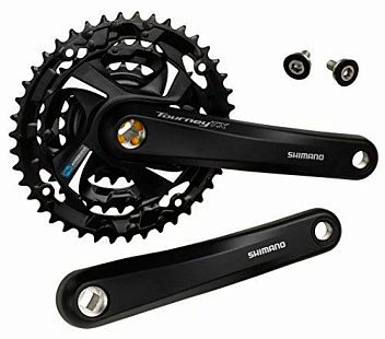 Система Shimano Altus, M311, 175мм квадрат 42/32/22T, черн