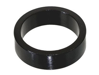 Кольцо проставочное 1/1,8, черное, 10 мм.