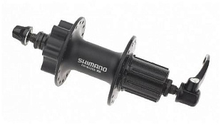 Втулка задняя Deore, M525A, 32 отв, 8/9ск, QR, 6-болт