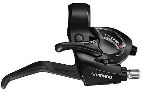 Моноблок Shimano Tourney ST-EF41 7 передач черный