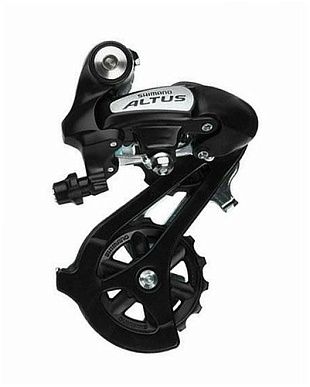 Переключатель задний Shimano Altus,RD- M310-L 7/8ск, черн.