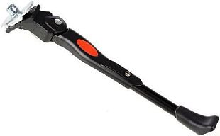 Подножка регулируемая KMS в центр рамы чёрная 3243044-73 Красная наклейка.