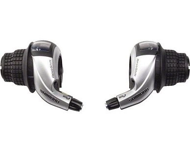 Шифтер Shimano Tourney, RS45, лев/пр, 3x8ск, тр.+оплетк купить по цене ...