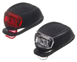 Комплект фонарей STG JY-3122 пер+зад силикон