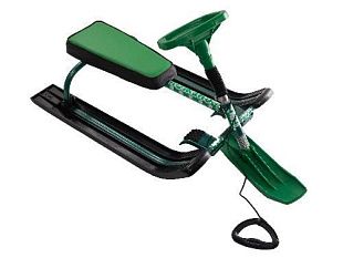 Снегокат Снежок с низкой рамой/230 мм с цветной лыжой