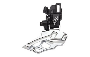 Передний переключатель Shimano XT, M786-L черн, ун. тяга, ун. хомут, для 44-38T